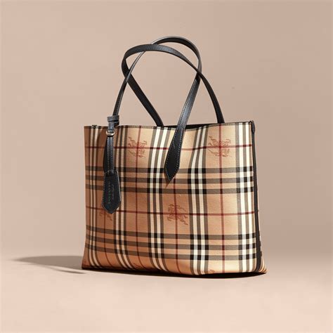 burberry haymarket reversible tote|burberry haymarket check tote sale.